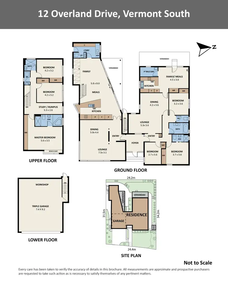 Floorplan of Homely house listing, 12 Overland Drive, Vermont South VIC 3133