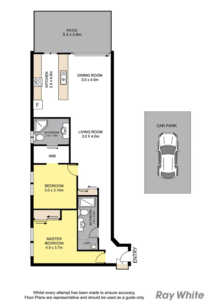Floorplan of Homely unit listing, 6/3 Osborne Road, Mitchelton QLD 4053