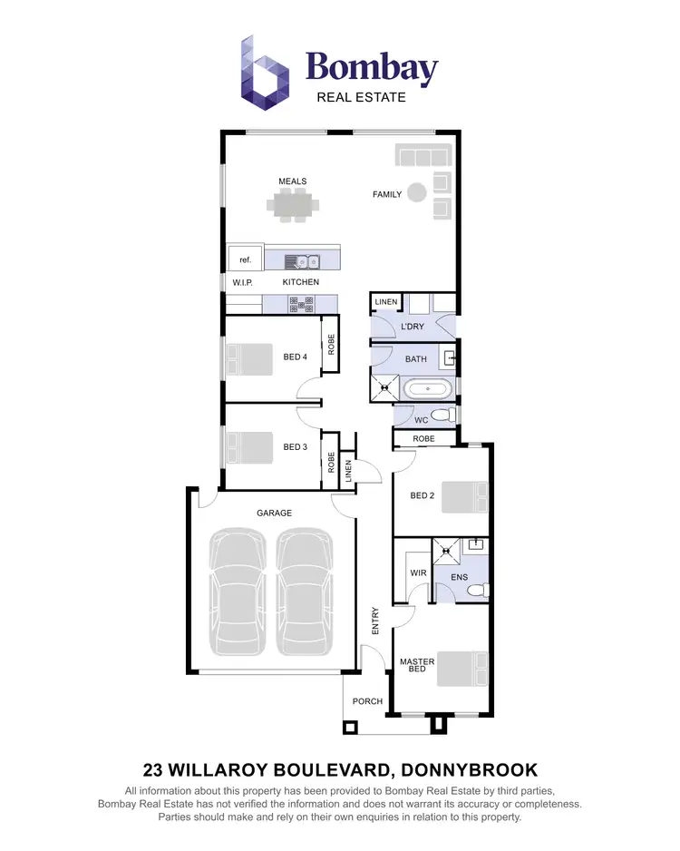 Floorplan of Homely house listing, 23 Willaroy Boulevard, Donnybrook VIC 3064