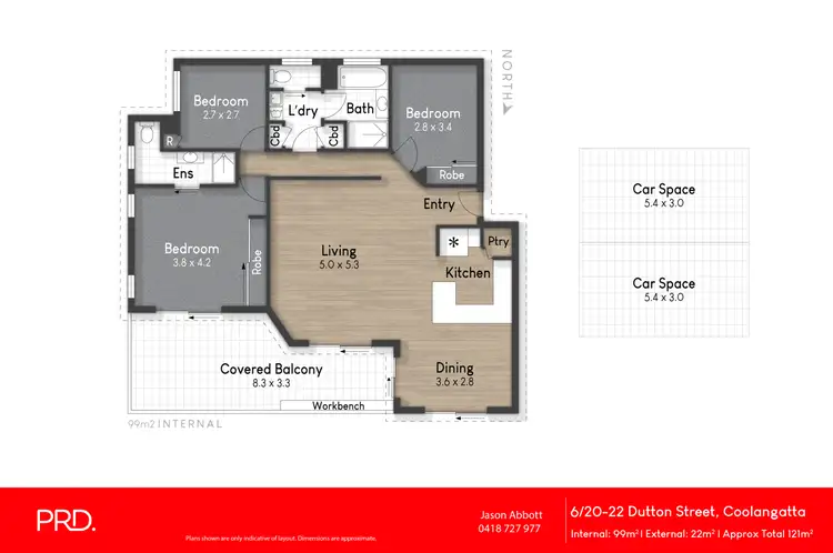 Floorplan of Homely unit listing, 6/20-22 Dutton Street, Coolangatta QLD 4225