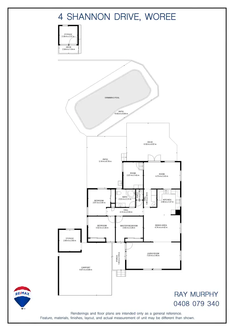 Floorplan of Homely house listing, 4 Shannon Drive, Woree QLD 4868