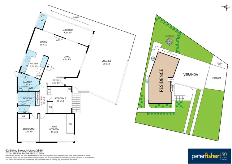 Floorplan of Homely house listing, 92 Gidley Street, Molong NSW 2866