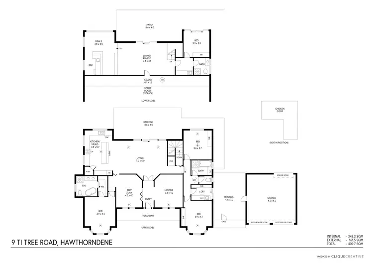 Floorplan of Homely house listing, 9 Ti Tree Road, Hawthorndene SA 5051