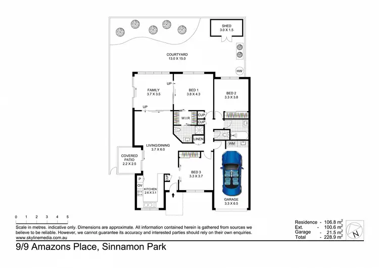 Floorplan of Homely villa listing, 9/9 Amazons Place, Sinnamon Park QLD 4073