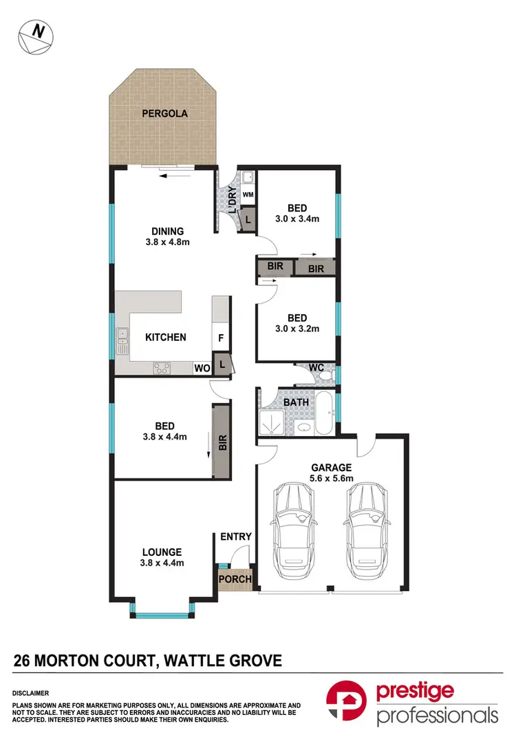 Floorplan of Homely house listing, 26 Morton Court, Wattle Grove NSW 2173