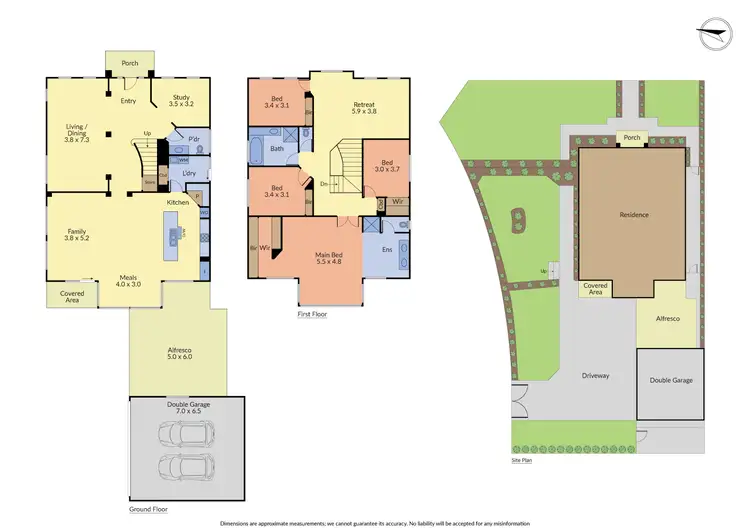 Floorplan of Homely house listing, 13 Sovereign Crest Boulevard, Rowville VIC 3178