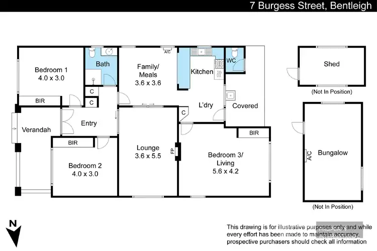 Floorplan of Homely house listing, 7 Burgess Street, Bentleigh VIC 3204