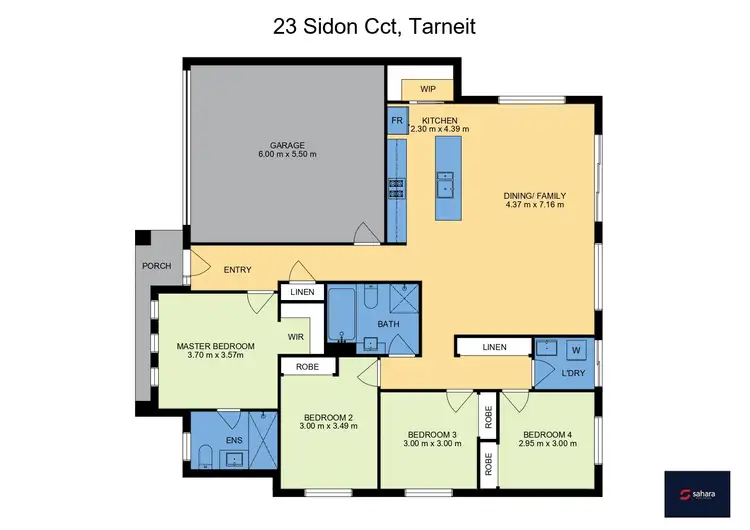 Floorplan of Homely house listing, 23 Sidon Circuit, Tarneit VIC 3029