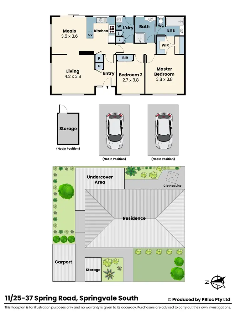 Floorplan of Homely unit listing, 11/25-37 Spring Rd, Springvale South VIC 3172
