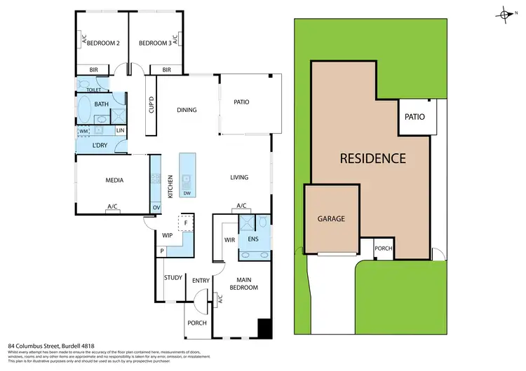 Floorplan of Homely house listing, 84 Columbus Street, Burdell QLD 4818