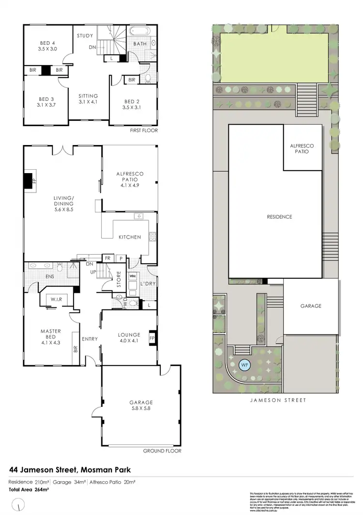 Floorplan of Homely house listing, 44 Jameson Street, Mosman Park WA 6012