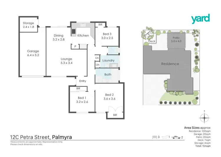 Floorplan of Homely house listing, 12C Petra Street, Palmyra WA 6157