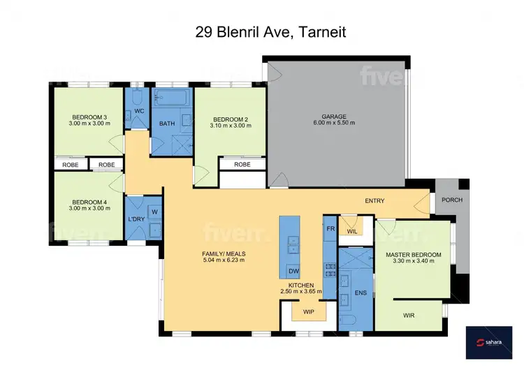 Floorplan of Homely house listing, 29 Blenril Ave, Tarneit VIC 3029