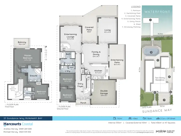 Floorplan of Homely house listing, 37 Sundance Way, Runaway Bay QLD 4216