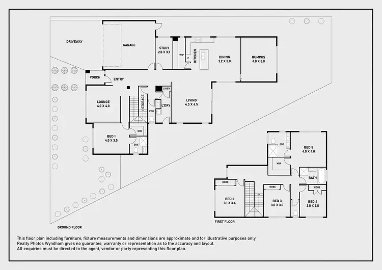 Floorplan of Homely house listing, 35 Lilyturf drive, Tarneit VIC 3029