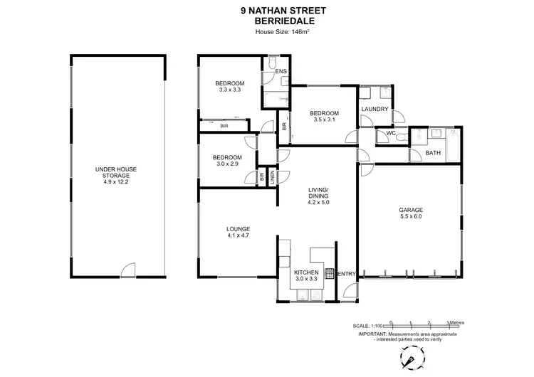 Floorplan of Homely house listing, 9 Nathan Street, Berriedale TAS 7011