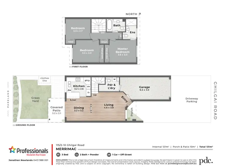 Floorplan of Homely townhouse listing, 115/8 Ghilgai Road, Merrimac QLD 4226