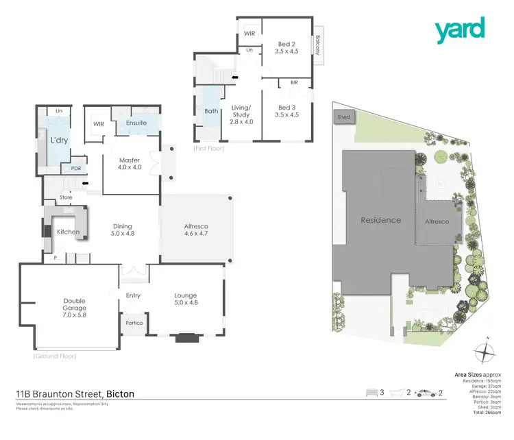 Floorplan of Homely house listing, 11b Braunton Street, Bicton WA 6157