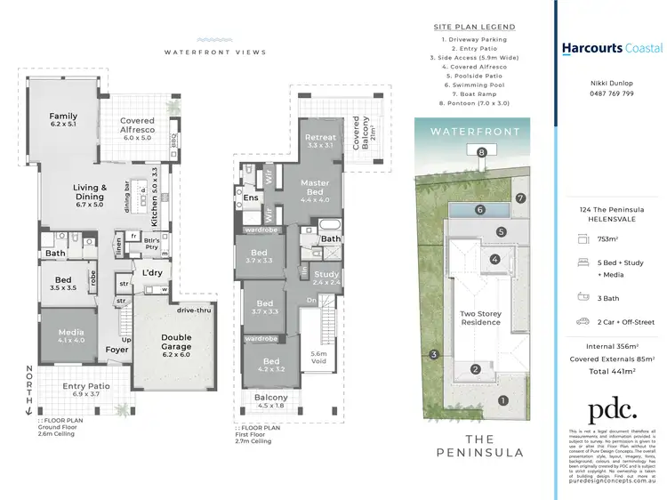 Floorplan of Homely house listing, 124 The Peninsula, Helensvale QLD 4212