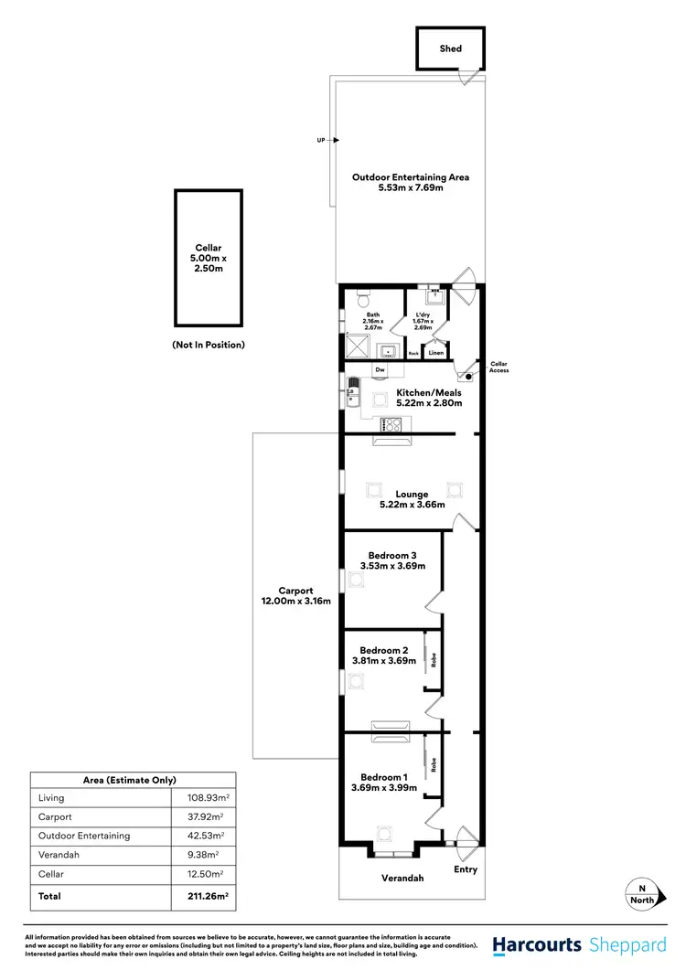 Floorplan of Homely house listing, 34 Stamford Street, Parkside SA 5063