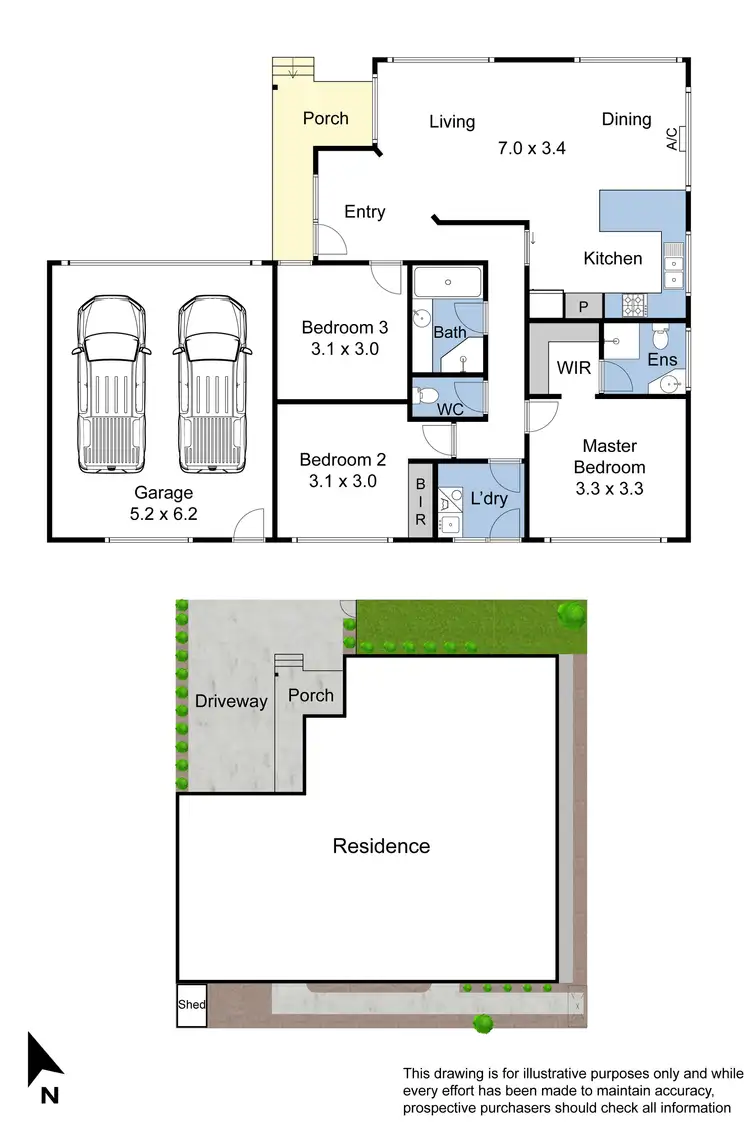 Floorplan of Homely unit listing, 274A Manningham Road, Templestowe Lower VIC 3107