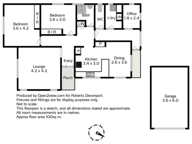 Floorplan of Homely house listing, 1 Hilltop Avenue, Devonport TAS 7310