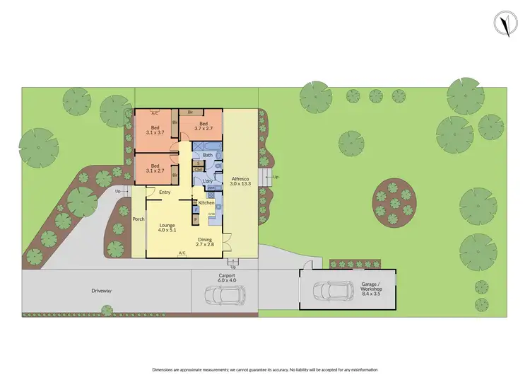 Floorplan of Homely house listing, 22 Paterson Street, Croydon North VIC 3136