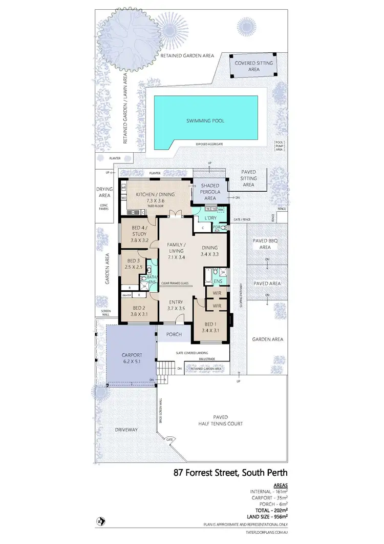 Floorplan of Homely house listing, 87 Forrest Street, South Perth WA 6151