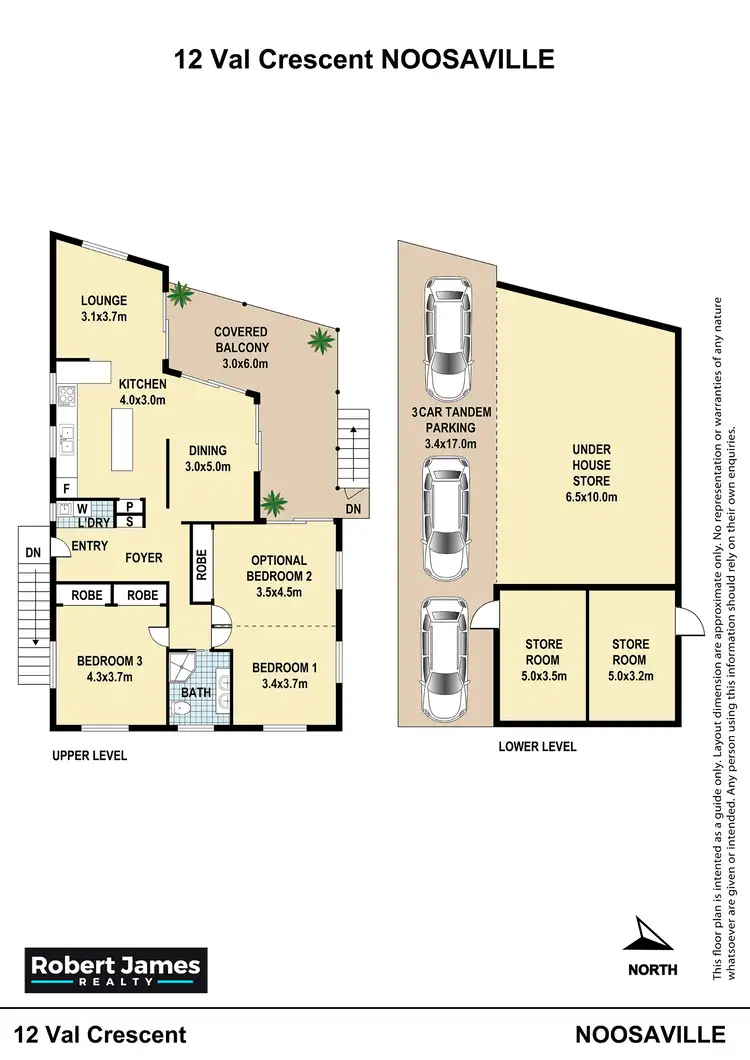Floorplan of Homely house listing, 12 Val Cres, Noosaville QLD 4566