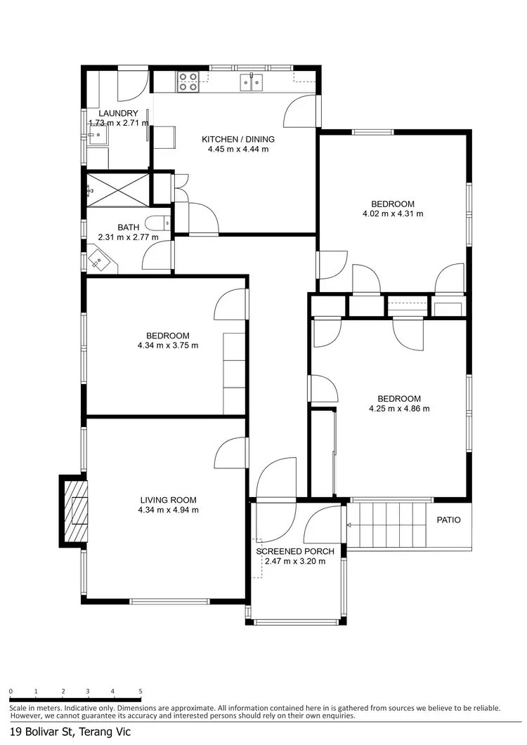 Floorplan of Homely house listing, 19 Bolivar Street, Terang VIC 3264