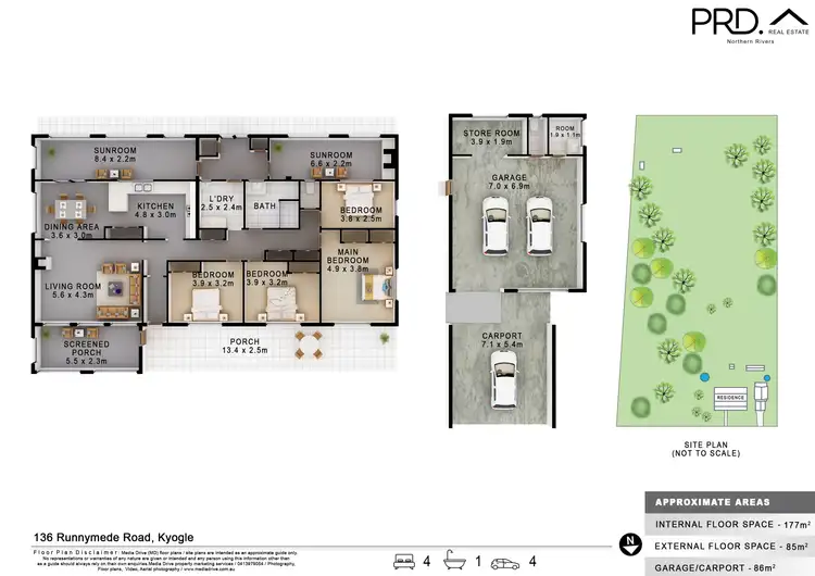 Floorplan of Homely house listing, 136 Runnymede Road, Kyogle NSW 2474