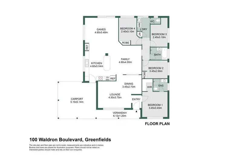 Floorplan of Homely house listing, 100 Waldron Boulevard, Greenfields WA 6210