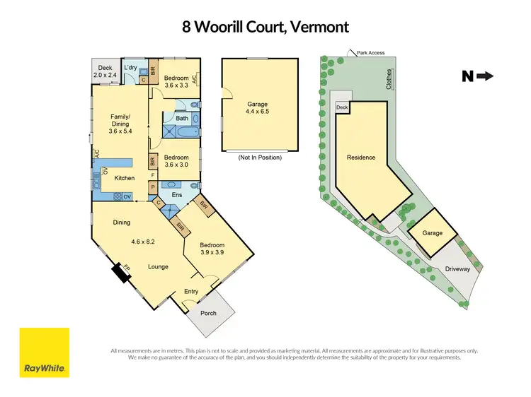 Floorplan of Homely house listing, 8 Woorill Court, Vermont VIC 3133