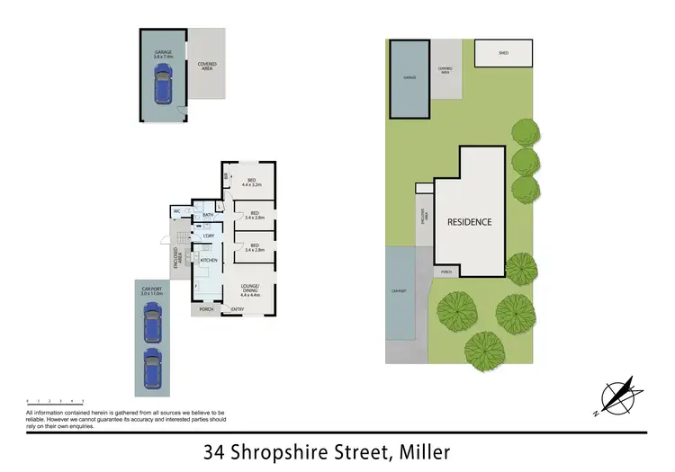 Floorplan of Homely house listing, 34 Shropshire Road, Miller NSW 2168