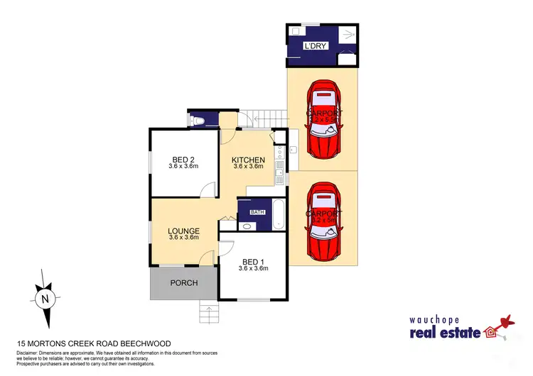 Floorplan of Homely house listing, 15 Mortons Creek Road, Beechwood NSW 2446