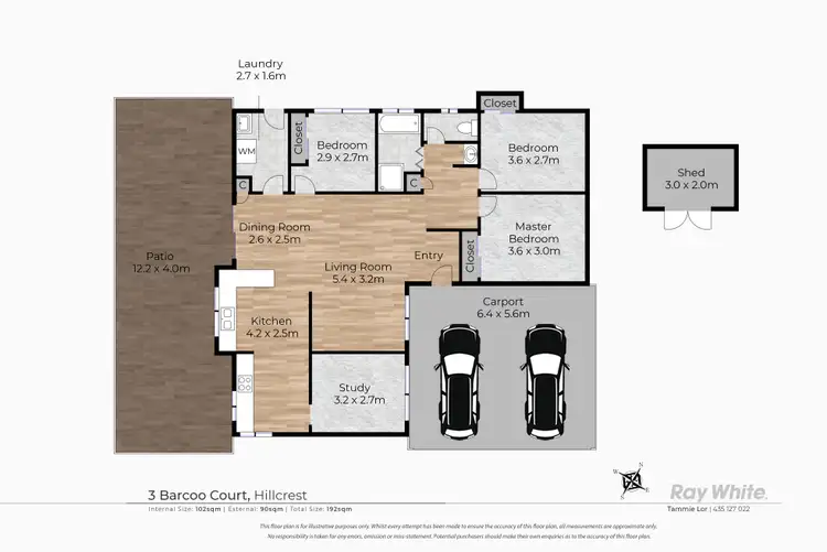 Floorplan of Homely house listing, 3 Barcoo Court, Hillcrest QLD 4118