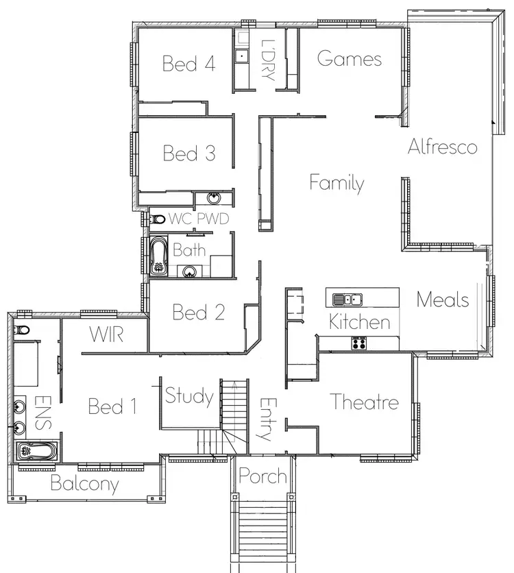 Floorplan of Homely house listing, 29 Ballara Drive, West Wodonga VIC 3690