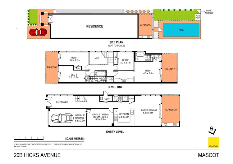 Floorplan of Homely house listing, 20B Hicks Avenue, Mascot NSW 2020