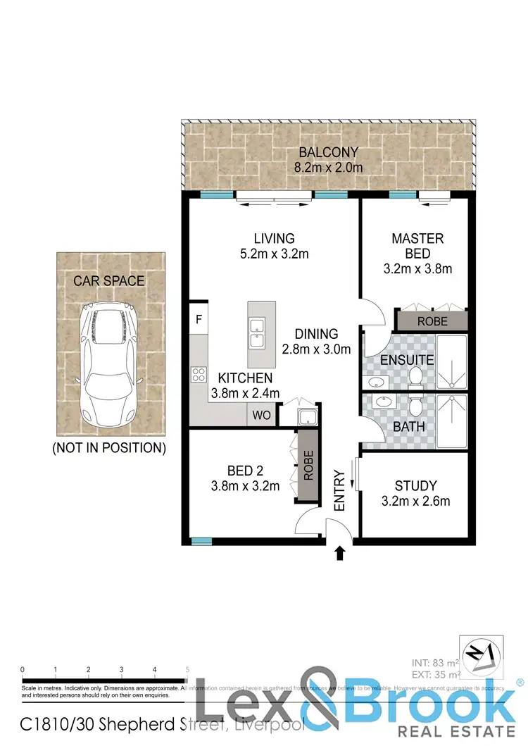 Floorplan of Homely unit listing, 1810/30 Shepherd St, Liverpool NSW 2170