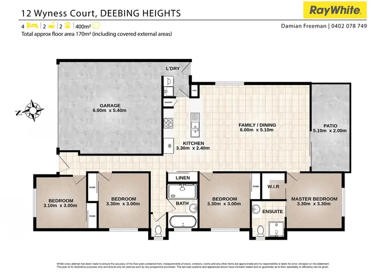 Floorplan of Homely house listing, 12 Wyness Court, Deebing Heights QLD 4306