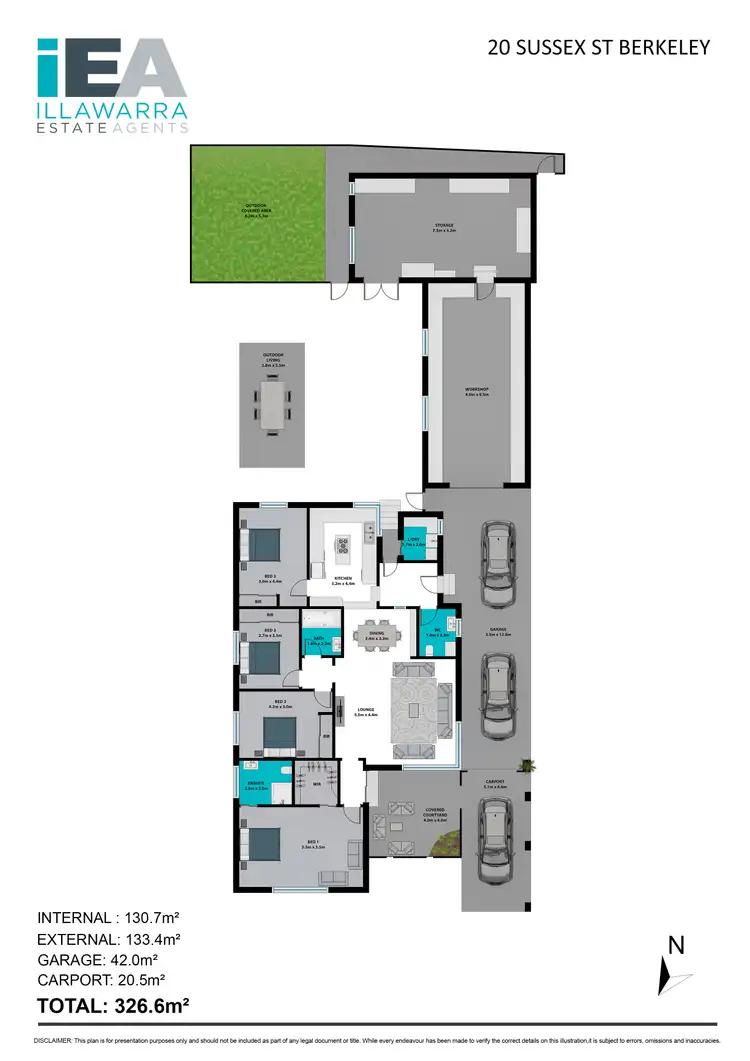 Floorplan of Homely house listing, 20 Sussex Street, Berkeley NSW 2506