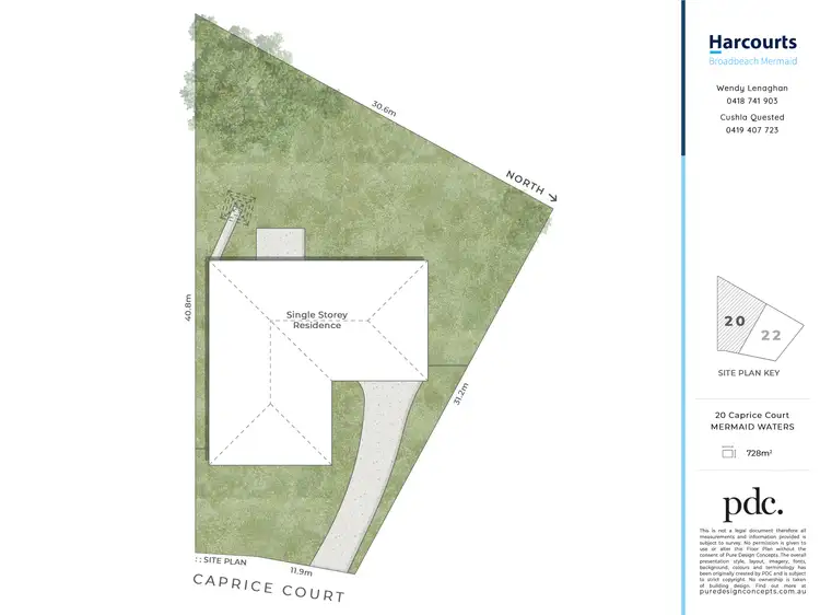 Floorplan of Homely house listing, 22 Caprice Court, Mermaid Waters QLD 4218