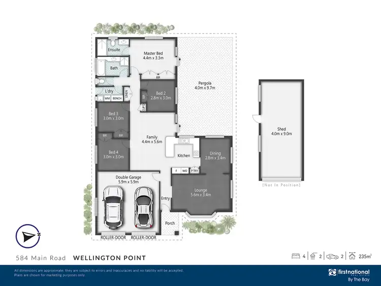 Floorplan of Homely house listing, 584 Main Road, Wellington Point QLD 4160
