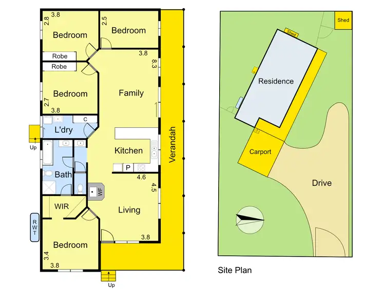 Floorplan of Homely house listing, 3 Racecourse Road, Marysville VIC 3779