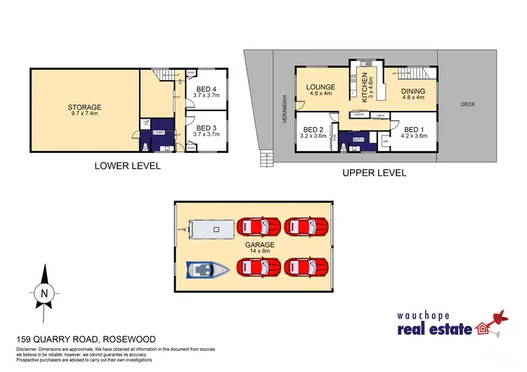 Floorplan of Homely rural property listing, 159 Quarry Road, Wauchope NSW 2446