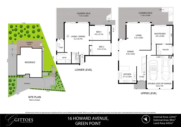 Floorplan of Homely house listing, 16 Howard Avenue, Green Point NSW 2251