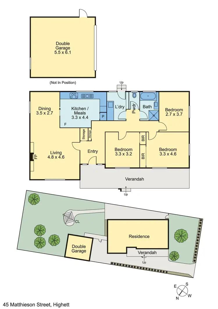 Floorplan of Homely house listing, 45 Matthieson Street, Highett VIC 3190