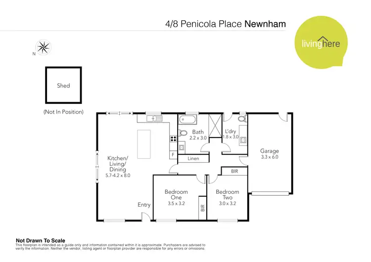 Floorplan of Homely house listing, 4/8 Penicola Place, Newnham TAS 7248