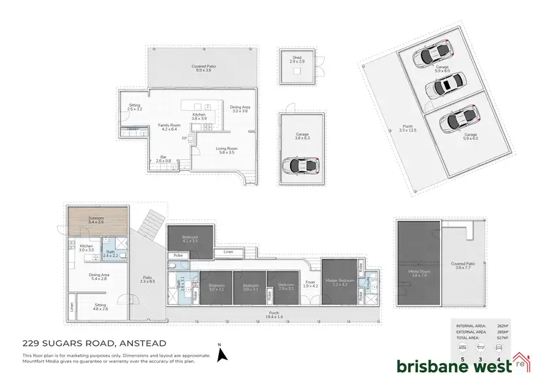 Floorplan of Homely house listing, 229 Sugars Road, Anstead QLD 4070