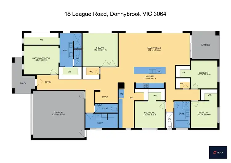 Floorplan of Homely house listing, 18 League Road, Donnybrook VIC 3064